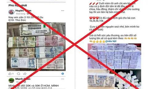 Cảnh giác chiêu trò lừa đảo ‘đổi tiền mới, tiền lẻ dịp cuối năm’