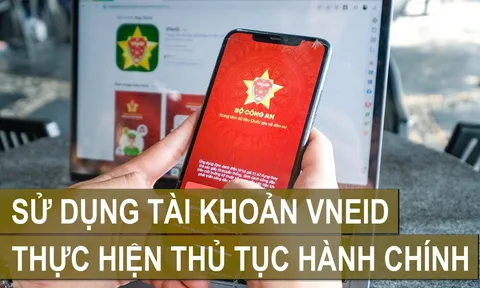 Người dân có thể thực hiện các thủ tục hành chính trực tuyến qua VNeID
