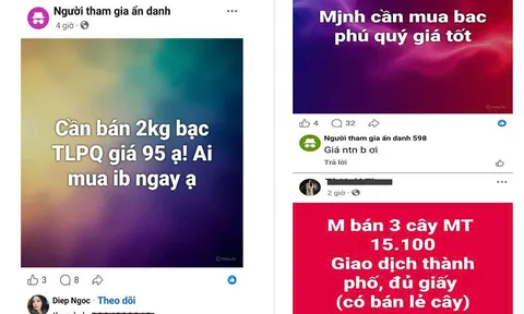 Cẩn trọng bẫy mua bán vàng, bạc ‘giá rẻ bất thường’ trên mạng