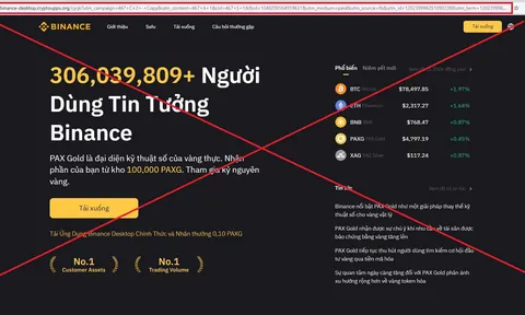 Nở rộ chiêu mạo danh sàn tiền điện tử để lừa đảo người dùng dịp cuối năm