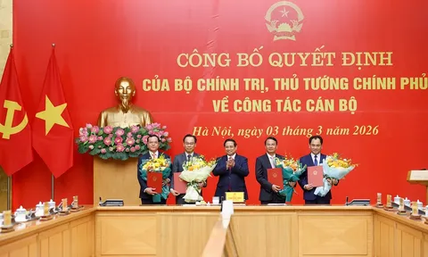 Công bố quyết định của Bộ Chính trị và Thủ tướng Chính phủ về công tác cán bộ