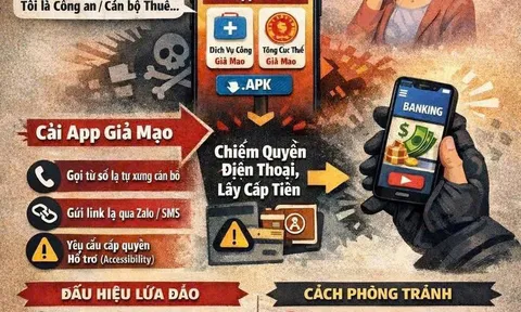 Cảnh báo bẫy giả danh cán bộ Nhà nước dụ dỗ cài đặt ứng dụng dịch vụ công