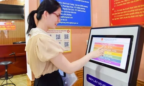 Công khai TTHC đã được cắt giảm, đơn giản hóa trên Cơ sở dữ liệu quốc gia về TTHC