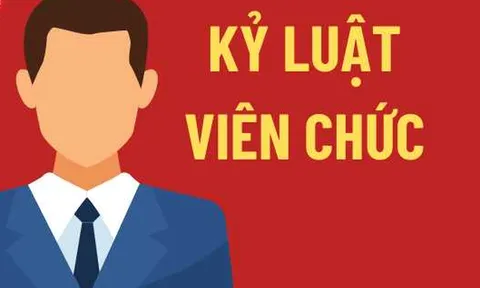 4 hình thức kỷ luật đối với viên chức
