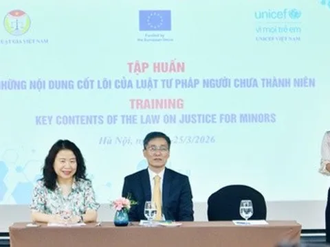 Hội Luật gia Việt Nam thúc đẩy tiếp cận nhân văn của Luật Tư pháp người chưa thành niên