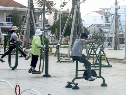 Đề xuất mức hỗ trợ trang bị thiết bị luyện tập thể thao đơn giản tại các khu dân cư