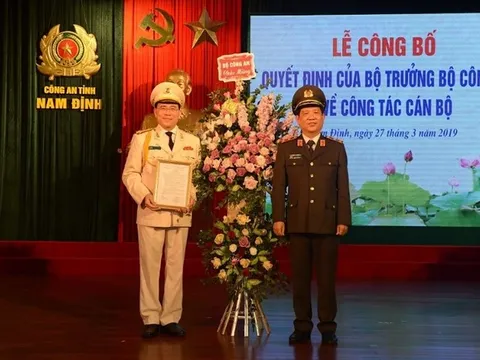 Bộ Công an bổ nhiệm tân Giám đốc Công an tỉnh Nam Định