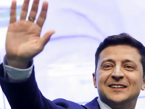 Diễn viên hài thắng áp đảo ở vòng hai bầu cử tổng thống Ukraine