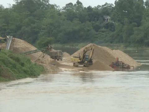 Xã Đắc Sơn (Phổ Yên,Thái Nguyên): Người dân bức xúc về việc khai thác cát của Công ty An Phú