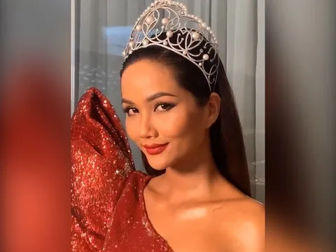 Từ bỏ kiểu tóc ngắn, H'Hen Niê quyết định nối tóc đen dài