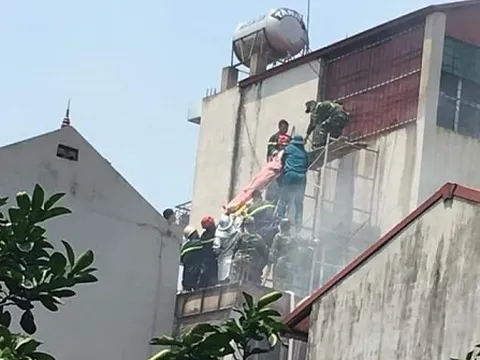 Cháy quán cafe 5 tầng nhà ống, 2 người tử vong