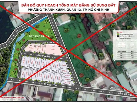 Quận 12 TP.HCM: 10 khu phân lô bán đất nền trái phép bị buộc tháo dỡ