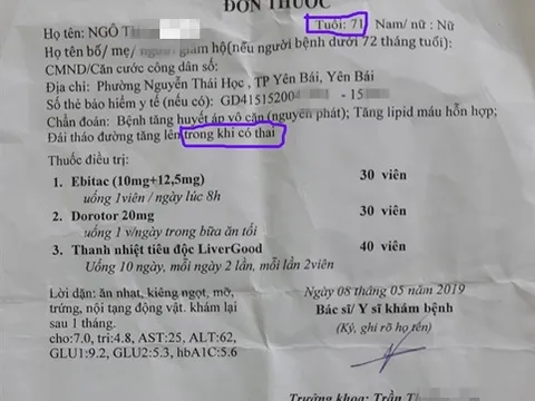 Xác minh việc bà cụ 71 tuổi ở Yên Bái đi khám bảo hiểm phát hiện có thai?