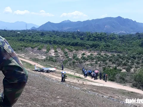 Rơi máy bay quân sự ở Khánh Hòa, 2 phi công thiệt mạng