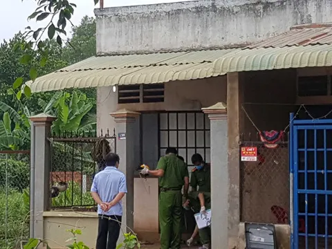Mâu thuẫn về tiền bạc, con trai dùng kéo sát hại mẹ ở Bình Phước