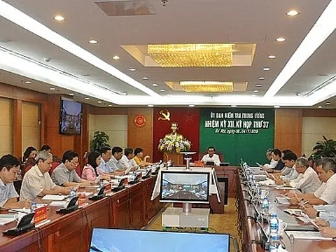 Thông cáo báo chí Kỳ họp 37 của Ủy ban Kiểm tra Trung ương