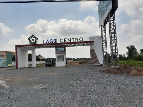 Long An: CĐT, đơn vị phân phối rao bán DA Lago Centro trên nền đất san lấp?