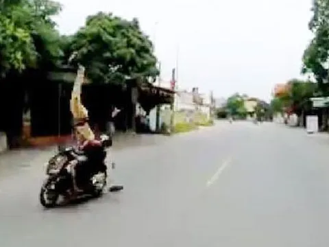 Vụ xe máy hất văng Thượng úy CSGT: Xe chạy tốc độ 61 km/h