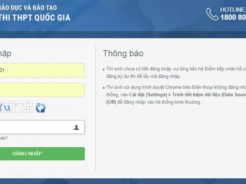 Bộ GD&ĐT ra thông báo khẩn về điểm thi THPT Quốc gia