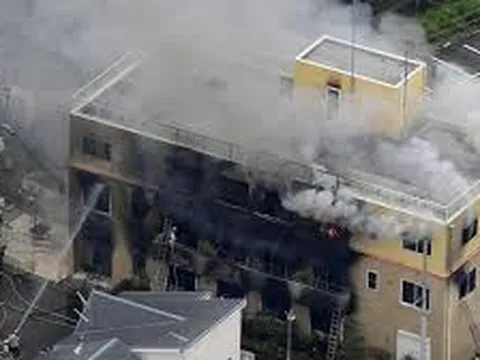 Cháy xưởng phim hoạt hình, gần 40 người thương vong ở Nhật Bản