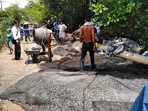 Thợ phụ hồ tử vong thương tâm vì bị điện giật ở Tiền Giang