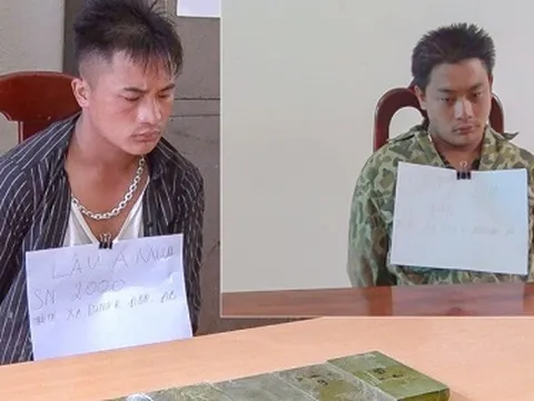 Bắt giữ 2 anh em ruột vận chuyển 6 bánh heroin từ Lào về Việt Nam tiêu thụ