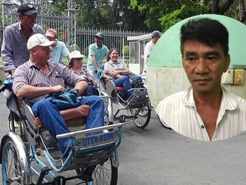 Tạm giữ hình sự tài xế xích lô 'chặt chém' du khách Nhật 2,9 triệu đồng