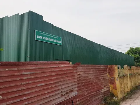 Gia Thụy, Long Biên: Xuất hiện dãy nhà xưởng không phép tại dự án Đảo Sen