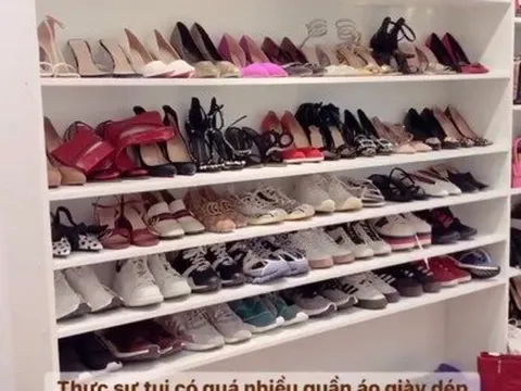 Chi Pu khiến dân tình phải trầm trồ vì căn phòng 'siêu to khổng lồ' chứa kín hàng hiệu