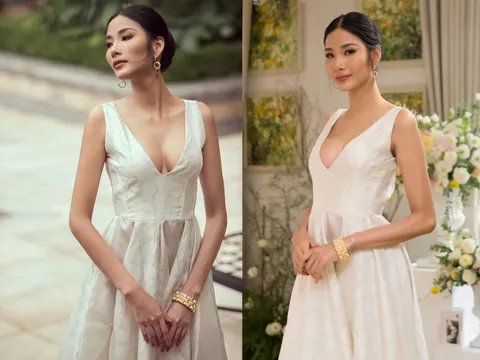 Hoàng Thùy gây tranh cãi vì nghi án nâng ngực trước ngày thi Miss Universe