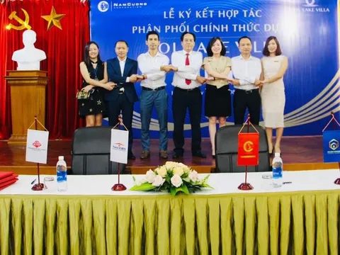 Tập đoàn Nam Cường tổ chức Lễ ký kết phân phối dự án Sol Lake Villa