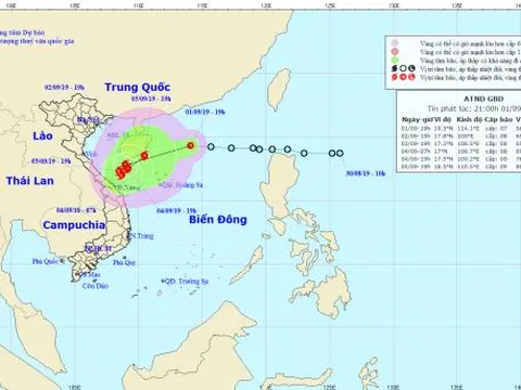 Tin áp thấp nhiệt đới trên biển Đông