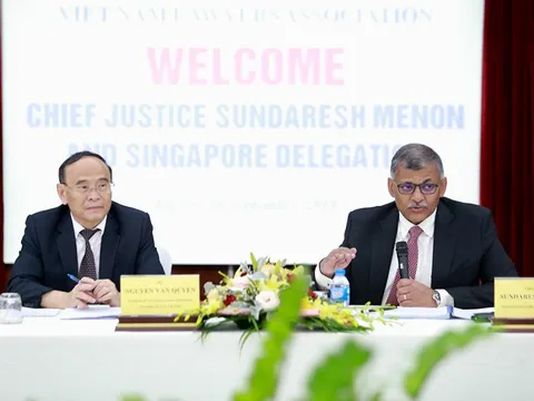 Đoàn đại biểu Hiệp hội Luật các nước ASEAN thăm và làm việc với Uỷ ban ALA quốc gia Việt Nam và Hội Luật gia Việt Nam