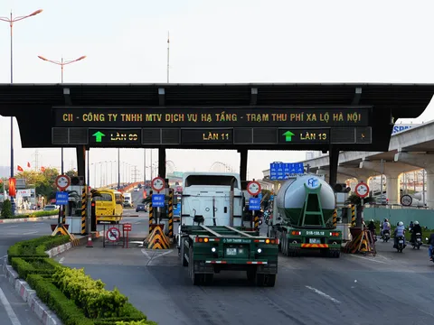 Trạm BOT Xa lộ Hà Nội sắp thu phí lại