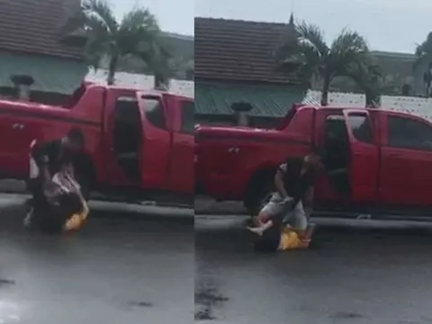 Làm rõ clip nguyên cán bộ công an giật tóc, đấm đá vợ cũ dã man