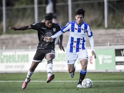 Văn Hậu đá chính trong ngày đội dự bị của Heerenveen hòa tiếc nuối
