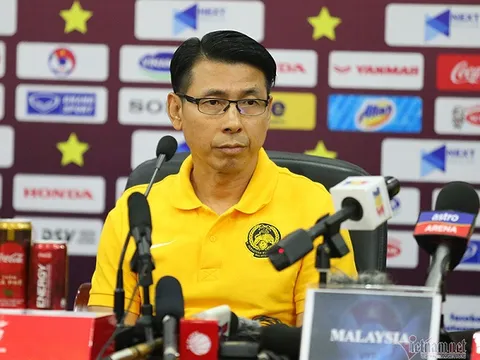 Thua đội tuyển Việt Nam với tỷ số 1-0, HLV Malaysia bỏ họp báo không rõ lý do