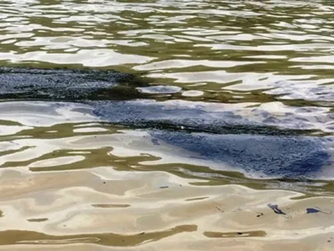 Vụ tàu 8.000 tấn chìm trên sông Lòng Tàu: Bơm 150 tấn dầu ra khỏi tàu