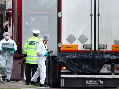 Trung Quốc xác nhận 39 thi thể trong xe tải ở Anh đều là người Trung Quốc