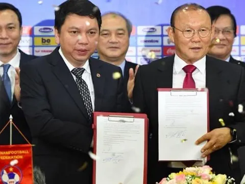 VFF chính thức công bố bản hợp đồng với HLV Park Hang-seo