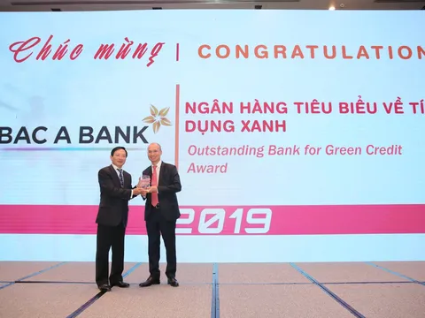 BAC A BANK chính thức được vinh danh 'Ngân hàng tiêu biểu về Tín dụng xanh'