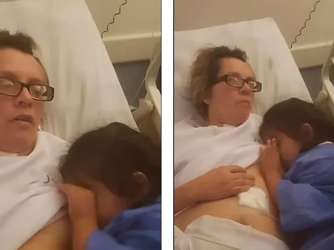 Mẹ hôn mê cả tháng tỉnh lại vì con đòi bú