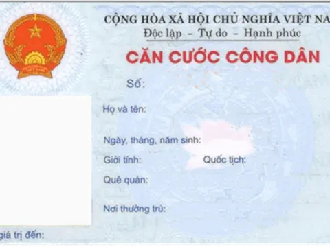 Bộ Công an ban hành quy định mới về cấp Căn cước công dân