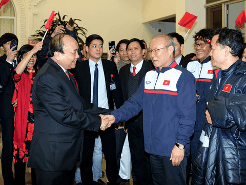 Thủ tướng Nguyễn Xuân Phúc gửi thư động viên HLV Park Hang-seo và Đoàn Thể thao Việt Nam