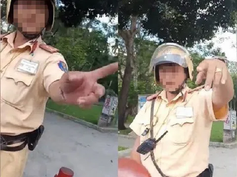 Làm rõ thông tin CSGT bị tố nói tục khi xử phạt tài xế vi phạm