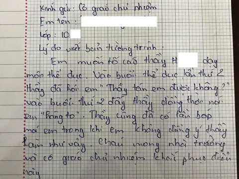 Công an vào cuộc điều tra xác minh thầy giáo bị tố có hành vi, lời nói khiếm nhã với nữ sinh