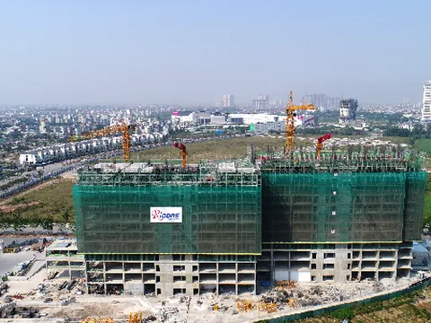 Khách hàng ngỡ ngàng trước tiến độ thi công nhanh chóng của Anland Lakeview
