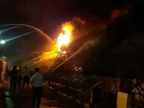 Hải Phòng: Xưởng sản xuất đế giày 1.000m2 bị thiêu rụi, thiệt hại hàng tỷ đồng