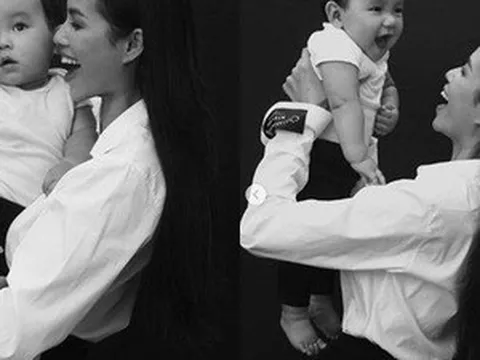 Phạm Hương chính thức công khai cận mặt quý tử