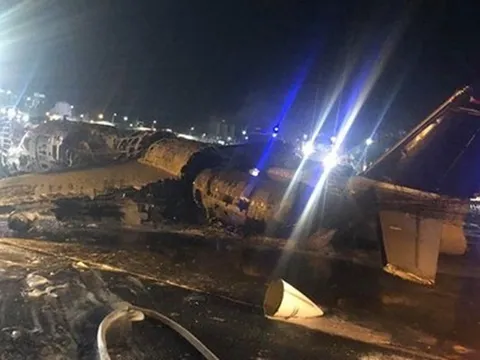 Máy bay Phillippines chở bệnh nhân lao khỏi đường băng, 8 người chết